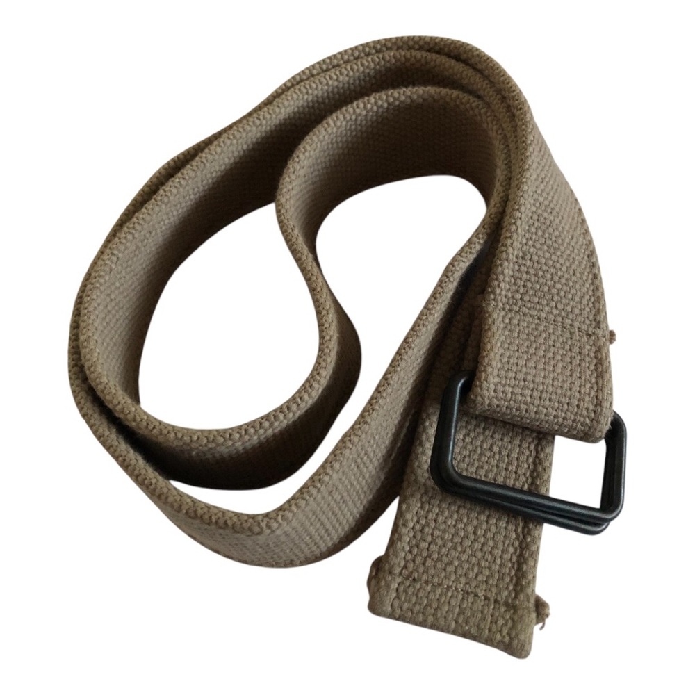 Men's Tan Canvas Belt